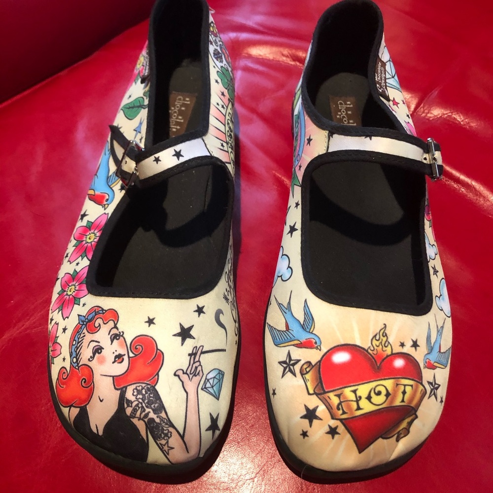 Fun colorful Mary Janes